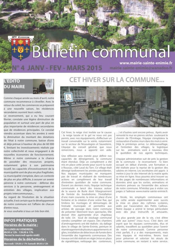 Téléchargez le bulletin