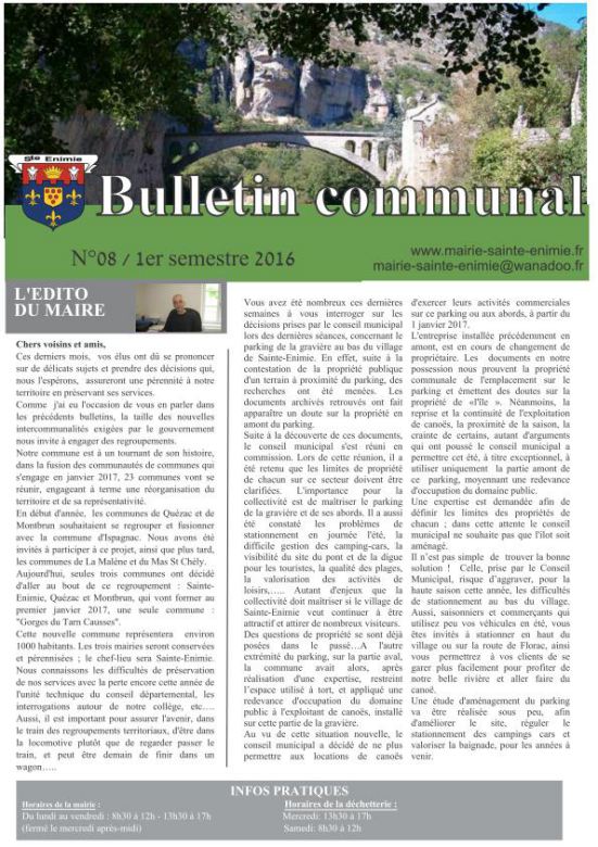 Téléchargez le bulletin